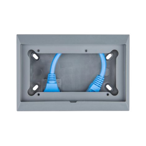 Caja para montaje en pared para paneles GX de 65 x 120 mm con toma RJ45 de 90 grados Victron Energy