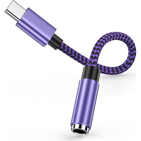 Adaptateur USB C Jack, Adaptateur USB C vers Jack 3,5 mm Audio Casque Prise (1/5)