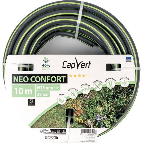 Tuyau d'arrosage - Néo Confort - Capvert - Diamètre 15 mm - L. 10 m