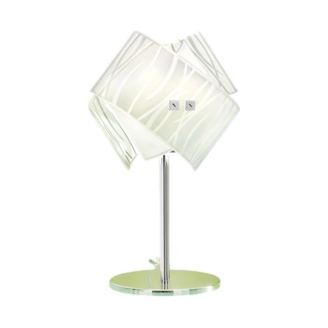 Lampes De Table Agnese Blanche 1Xe14 Max 1X42W Ip20 - Applique Murale Led - Douille E14 (1/3)