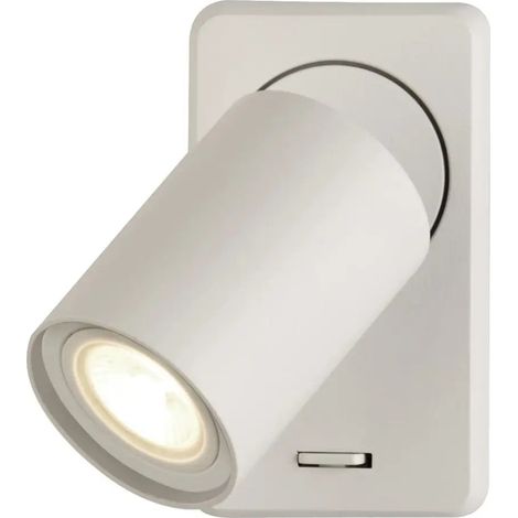 [NEUWERTIG] B-Ware Searchlight Wandleuchte Switched Lampe Schalter Wandlampe Weiß Aluminium Gu10
