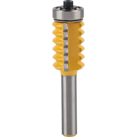 Fraise à tenonner à entures multiples, outil de fraisage pour colle, tenonneuse en V en acier 45, queue de 8 mm, diamètre 24 mm
