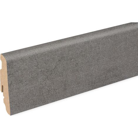 Neuhofer Fußleiste 240 cm x 58 x 19 mm anthrazit Sockelleisten & Fußleisten (1/3)
