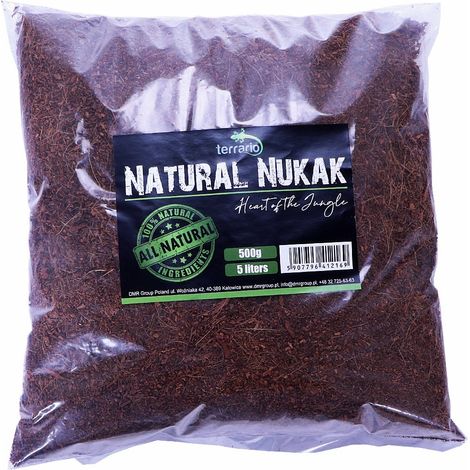 Terrario Natural Nukak 5l 500g - sustrato de fibra de coco (1/5)