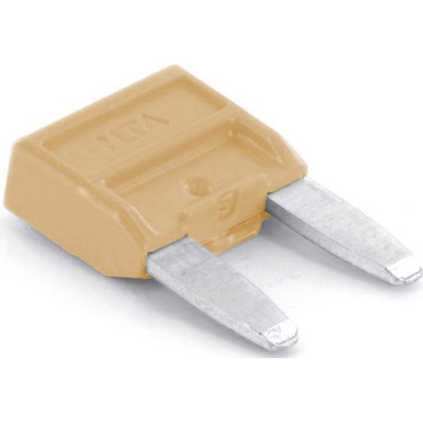 TRU COMPONENTS 8551236 Kfz Mini Flachsicherung 5 A Hellbraun 1 St. (1/2)