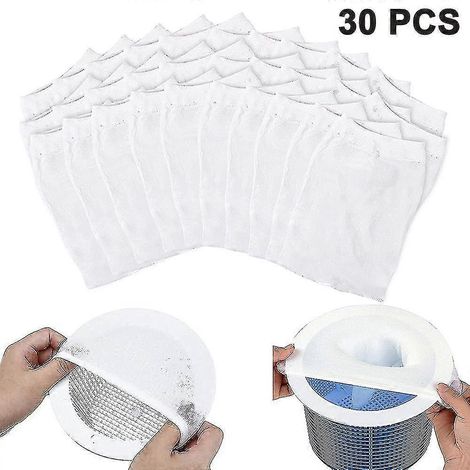 Housses de protection pour skimmers de piscine - Protection idéale pour les filtres, les paniers et les skimmers (paquet de 30) (1/5)