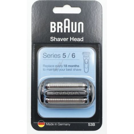 Tete de rasoir cassette 53B series 5/6 pour Tondeuse BRAUN 81746550