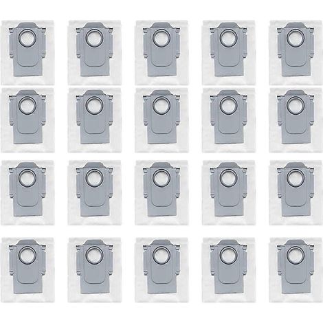 Lot de 20 sacs à poussière pour aspirateurs robots Qrevo, Qrevo Pro, Qrevo S, Qrevo MaxV, Qrevo Master, P10 et P10 Pro (1/5)