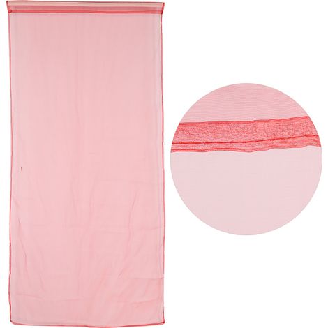 Rideaux Baly simples, unis et doux, en voile, pour salon et chambre, écrans de fenêtre en verre transparent, 100200CM. (1/5)