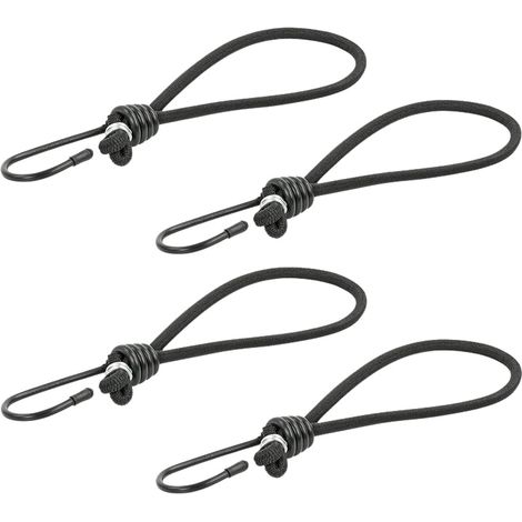 Spanner for tent elastic black with hook 4 pieces in blister (1/4)