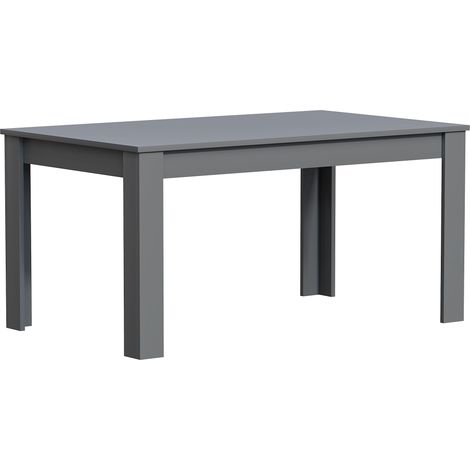 Medina 6 Seater Dining Table MDF Wood, 150 x 90 cm, Grey (1/5)