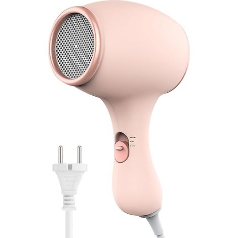 Seche Cheveux Enfant, 550W Sèche Cheveux Enfant, Mini Sèche-Cheveux Enfant avec 3 Réglages De Température, Chaleur Douce, Faible Bruit, Sèche-Cheveux pour Enfants et Animaux Domestiques (Rose) (1/5)