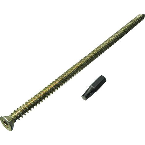 Lot de 40 vis pour cadre de porte et fenêtre + capuchons 7,5 mm 82 mm + embout Torx gratuit (1/2)
