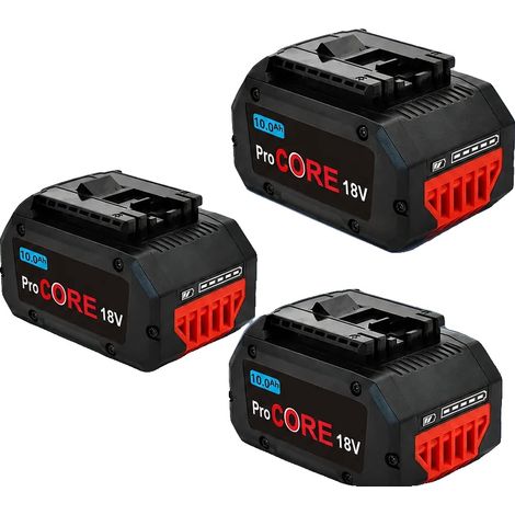 Batterie rechargeable, capacité de 10,0 Ah, compatible avec les outils électriques, 3PCS-10Ah-Batterie, 18V-e (1/2)