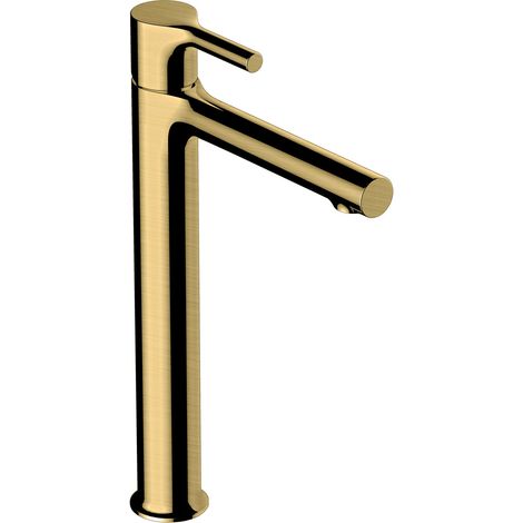 RAK Sorrento Brushed Gold Tall Basin Mixer Tap - RAKSOR3003G (1/2)