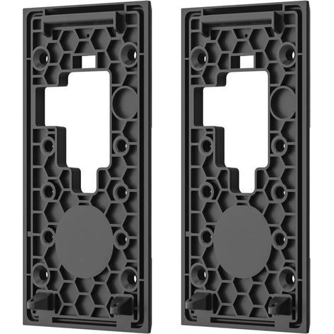 Lot de 2 supports de sonnette adhésifs sans perçage compatibles avec la sonnette vidéo Ring (2ème génération – 2020), accessoires de montage de porte pour appartements, bureaux et maisons (1/4)