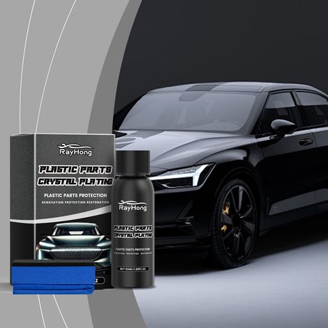 Car ceramic coating agent for paint protection, renovation, waterproofing, stain removal, polishing, and shine enhancement -- 50ml1 + towel1 + sponge1