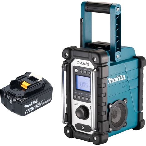 Makita DMR 116 G1 Akku Baustellenradio 14,4 - 18 V AM FM AUX + 1x Akku 6,0 Ah - ohne Ladegerät