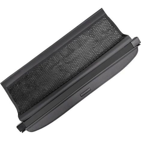 Cache-bagages - Smart W453 (15-19) - Store enrouleur rétractable - Noir - Supports aluminium