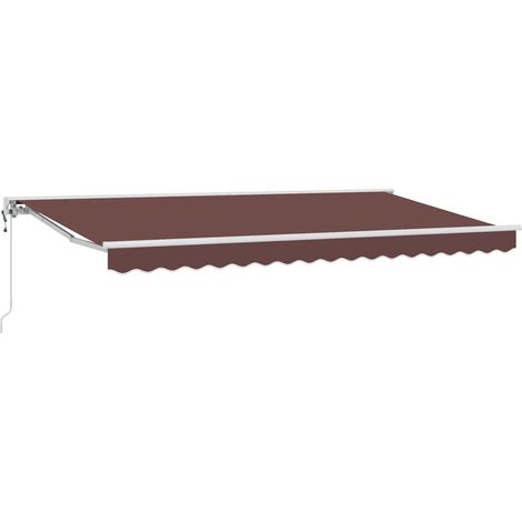 Maison Exclusive - Struttura della tenda Marrone 400 x 200 cm (1/5)