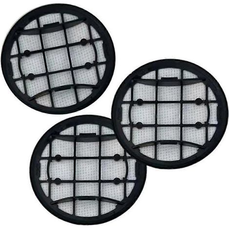 Lot de 3 filtres HEPA compatibles avec les aspirateurs Philips XC7053, XC7055, XC7057, XC8055 et XC8057. Pièces de rechange pour la mousse et le filtre d'entrée d'air. (1/5)