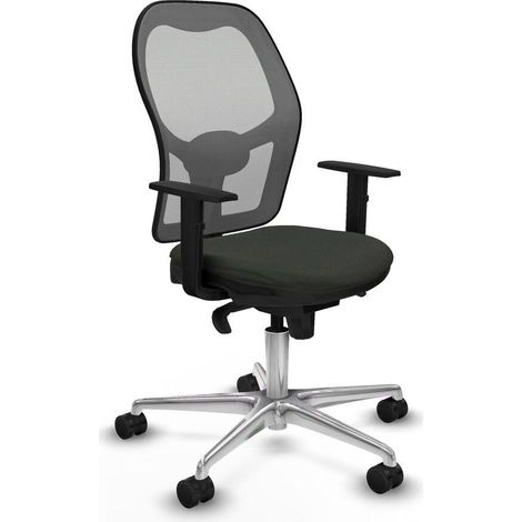 Piqueras y Crespo 1D086N0 Silla de oficina negra cómoda (1/3)