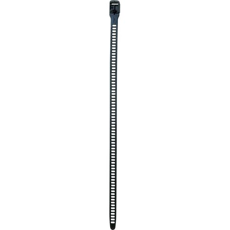 HellermannTyton 115-28589 SRT58028 Fascetta per cavi 580 mm 28 mm Nero riutilizzabili, molto flessibile, con occhiello (1/4)