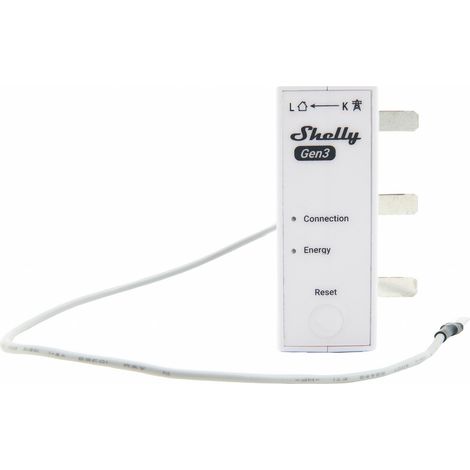 Shelly 3EM 63A Energiezähler WiFi Weiß