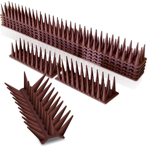 Pic Anti Pigeon en Plastique 5.16M Transparent Pique Anti Pigeon Balcon Anti Pigeons pour Balcon Kit Repulsif Oiseaux Pic Anti Chat pour Moineaux Corneilles Chat (1/5)