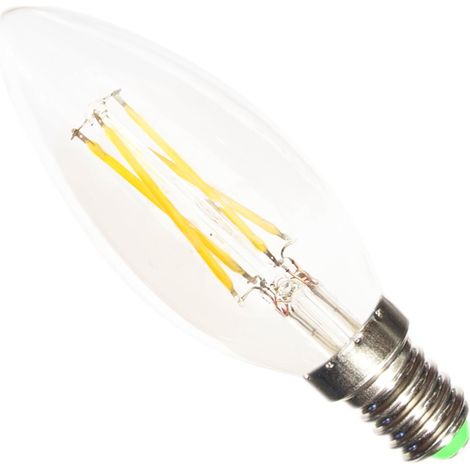 Ampoule LED E14 Filament 6W 220V C35 COB 360° - Blanc Neutre 4000K - 5500K - SILAMP