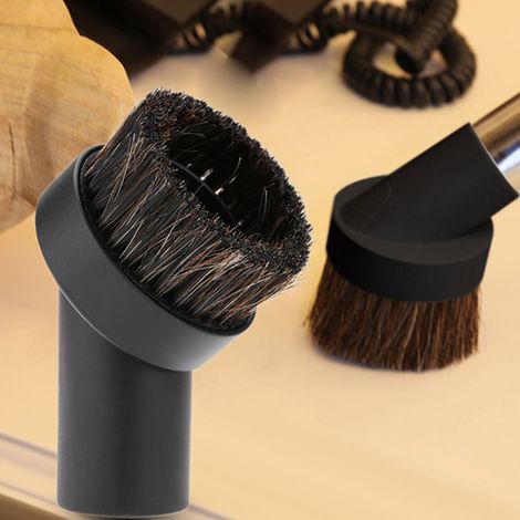 SJLERST Aspirateur Brosse Ronde en Crin de Cheval, pour Brosse Aspirateur Brosse À Cheveux Plancher 32mm (1/5)