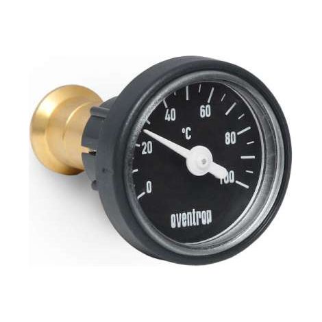Oventrop Umrüstsatz Thermometer anthrazit DN 20/25 für Optiball Kugelhahn 1077182 (1/2)
