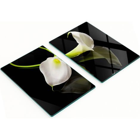 Tablas decorativas multifuncionales de cocina de vidrio templado Kalia 2x40x52 cm (1/5)