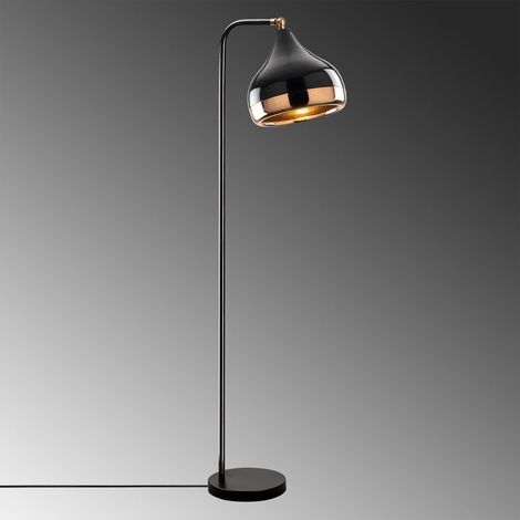 [GEBRAUCHT] B-Ware Opviq Stehlampe Yildo 6906 Lampe dimmbar schwarz kupfer 120cm Leuchte (1/2)