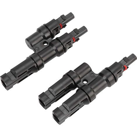 FULARR® 1 Paio Professionale Solare Pannello Cavo Connettore, Solare T Branch Connettore MMF/FFM, Solare Pannello Fotovoltaico Sistema Parallelo Connettore (1/3)