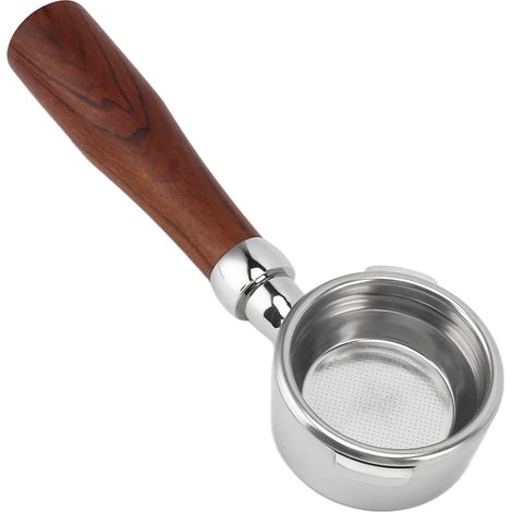 58-mm-Edelstahl-Siebträger mit zwei Ohren für GAGGIA Kaffeemaschinen Typ E (Rund, Rot, Säurezweig) (1/5)