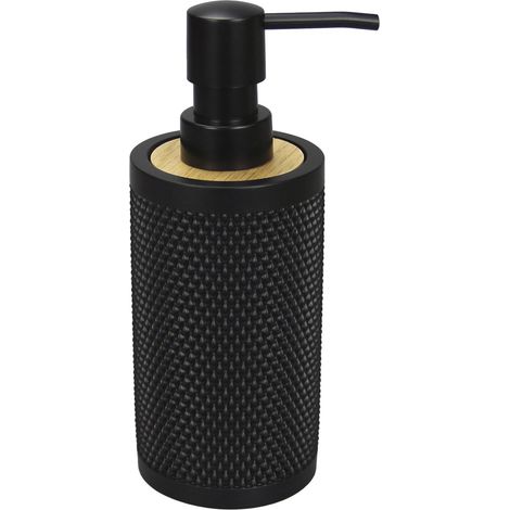 Distributeur de savon sur pied NOIR, noir (1/4)