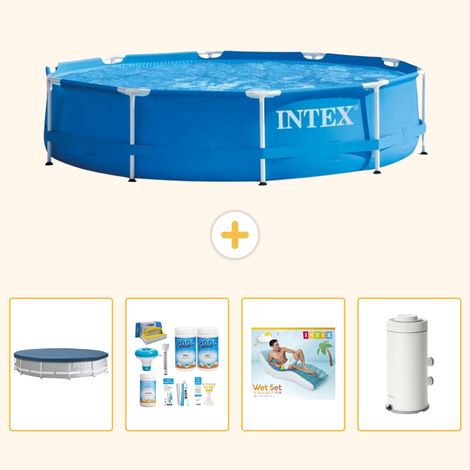 Intex Piscine Tubulaire Ronde - 366x76 cm - 5-pièces S161 (1/5)