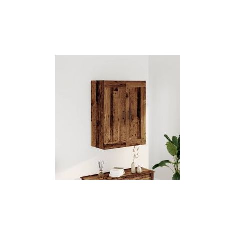 Armoire murale vieux bois 69,5x34x90 bois d'ingénierie (1/5)