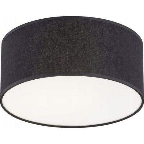 tk-lighting TK Rondo plafonnier noir 50 cm moderne