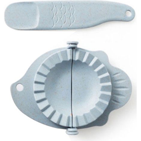 Ensemble pour fabriquer des raviolis, ustensile de cuisine suspendu, cuillère, multifonction, plastique PP, compatible avec la marque et le modèle, couleur bleue. (1/5)