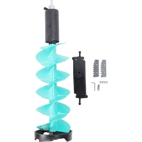 Kit de tarière électrique d'hiver avec pointe de localisation, foret en spirale brise-glace flottant en Nylon pour couche épaisse d'eau profonde