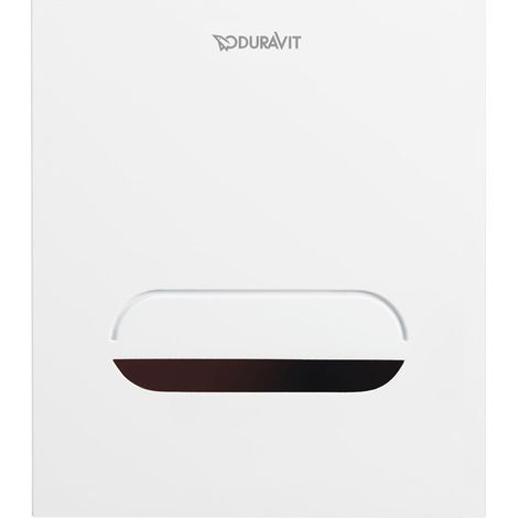 Plaque de déclenchement DURASYSTEM A2 130x150mm Filet, pour urinoirs, zingué blanc