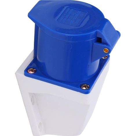 Prise Industrielle 32A 220-250V, Prise Industrielle 3 Pôles, Prise Industrielle Monophasée, Tige en Laiton, IP44 étanche pour L'industrie Agricole (1/5)
