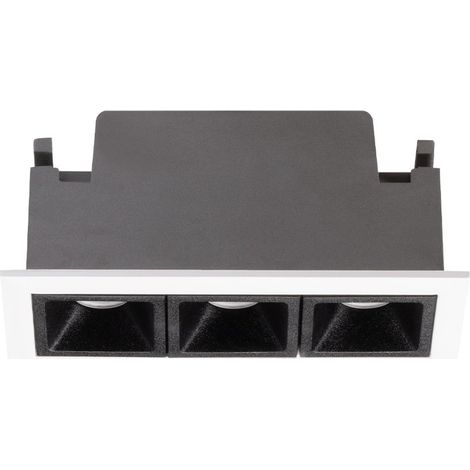 Faretto Ad Incasso Lika 1 Luce Led Integrato Nero 8W Ip20