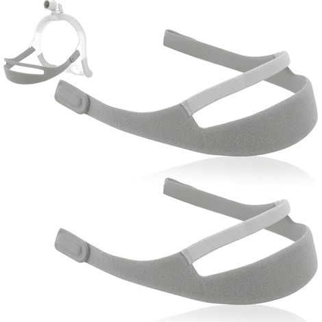 Confezione da 2 cinghie per copricapo CPAP compatibili con Airfit N30i/P30i, cinghia regolabile per maschere CPAP N30i e P30i, accessori per apnea notturna (1/5)