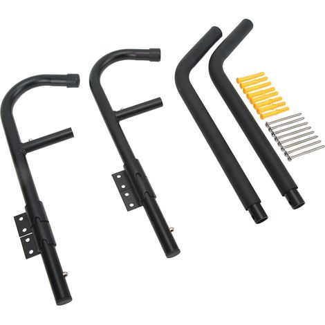Support de rangement pliable et rotatif à 90 degrés pour kayak, planche de surf et support mural pour garage ou abri de jardin. (1/5)