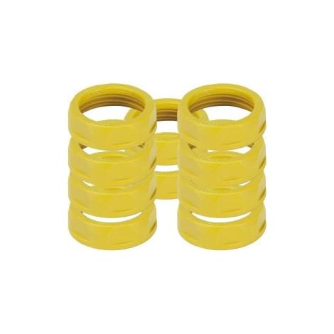 Makita Écrou de sécurité M28 jaune 10 pcs - 184681-9