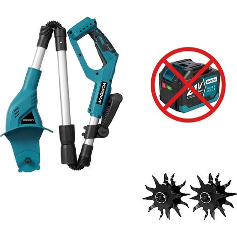 Motoculteur Électrique, Sans Fil, Capacité de Coupe Polyvalente, Pas de batterie (1/2)