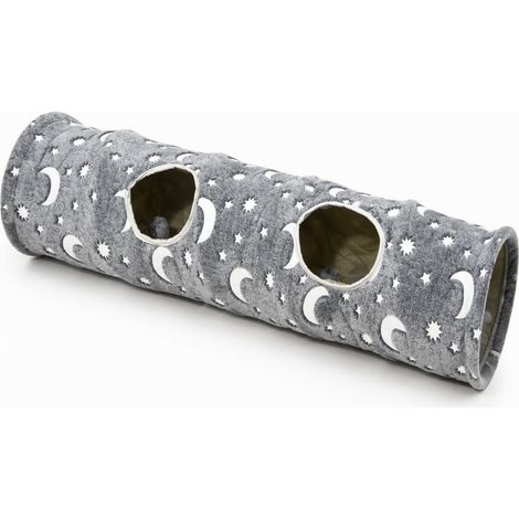 Accessoire de jeu pour chaton tunnel phosphorescent 35 x 35 cm